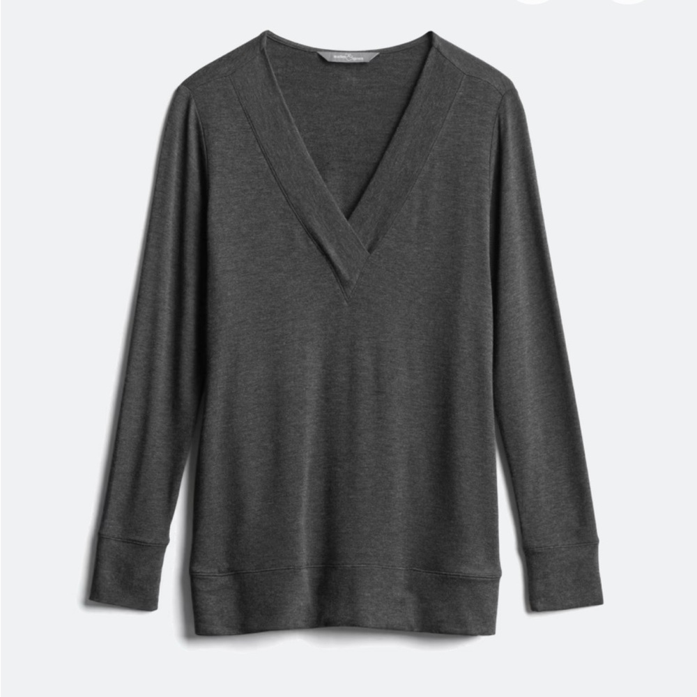 Market & Spruce French Terry Long Sleeve Size S